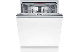 Bosch SMV4ECX23G Series 4, Fully Integrated Dishwasher 60cm, Smart Start, Extremely Quiet, Glass Care, Efficient Dry, InfoLight Floor Indicator, Rackmatic Adjustable Basket, Home Connect, AquaStop