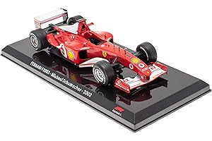 OPO 10 - Coche de Formula 1 Escala 1/24 Compatible con Ferrari F2002 Michael Schumacher 2002 - OR002