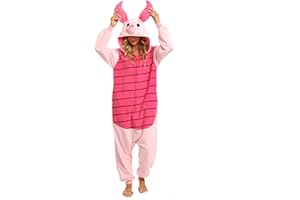 LBJR Unisex Adult Animal Onesie Costume Halloween Christmas Pajamas