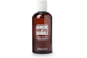 Hawkins & Brimble Beard Shampoo for Men, 250ml - Wash Softens Support Growth & Maintain Chin Fuzz