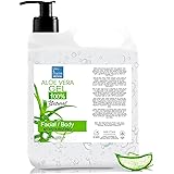 Gel Aloe Vera 100% Naturale Balsamo Dopobarba, Trattamento Acne, Smagliature, Cicatrici | Lenitivo Post-Depilazione | SOS Dop