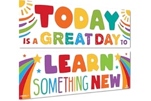 Sproutbrite Classroom Decorations - Banner Posters for Teachers - Bulletin Board and Wall Decor for Pre School, Elementary and Middle School