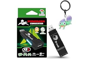Brook Wingman XB 3 Konverter - Erhöhen Sie Ihren kabellosen Gaming-Adapter für Xbox Series X/S, Xbox One und PC mit Remap- und Turbo-Funktionen [Exclusive Edition]