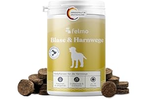 FELMO Snack für Hunde mit Cranberries & D-Mannose, ca. 70 Stück – Getreide- & Zuckerfrei mit Ackerschachtelhalm, Löwenzahn, pflanzliche Zutaten in Verbindung mit Blase & Harnwege