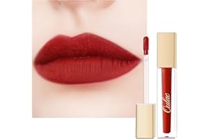 ‎OULAC Oulac Lippenstift Rot Matt Langanhaltender, Roter Lippenstifte, Wasserfester mit Kussechter, No-Transfer, Flüssig Cremige Textur, Hochpigmentiert, Matte Ink, Lasting Tint, Vegan, 4,5 ml (M01)