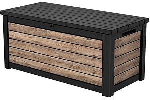 Keter Trädgårdslåda Northwood 623 l | 157 x 72 x 69 cm | plast i träutseende (tall)