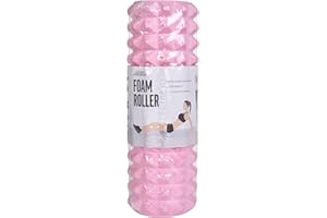 Elitex Training Rouleau de massage en mousse pour crosstraining, gym améliore votre mobilité, vos muscles et votre circulation sanguine (Rose)