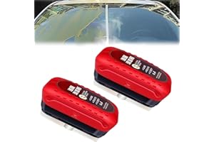 DUJUANUS Detergente per vetri per auto, Automotive Oil Film Cleaning Brush, Potente detergente per parabrezza e rimozione della pellicola d'olio (2Pcs)