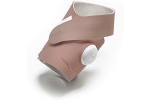 Owlet Calcetín de tela para monitor de bebé Dream Sock, se adapta a bebés de 0 a 18 meses, rosa polvorienta (sensor y estación base no incluidos)