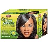 African Pride Olive Miracle Conditioning Anti-Breakage Hair Relaxer, 1 kit