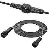 Fairy Lights Extension 5 m 2-Pin Fairy Lights Extension Cable, Gcstnn IP65 Waterproof Extension Cable Fairy Lights Outdoor fo