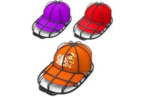 XQXA Hat Washers for Baseball Caps, Baseball Hat Cleaners Cap Washer, Fit for Adult/Kid's Hat Washer Frame Cage, Hat Protector Racks for Washing Machine, Black