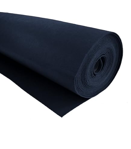 EDGEAM Bastelfilz 100x90cm - 1,4mm Dicker Polyester Filzstoff In Grün