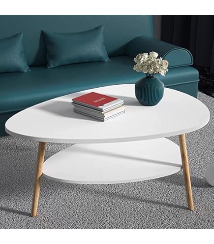 Salontafel Hamburg | Ovaal | Smooth Naturel | 60cm