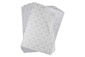 Miahart 60 feuilles de papier de soie de Noël 50 x 35 cm Papier d'emballage de Noël pour bricolage, loisirs créatifs, sacs-cadeaux, décorations