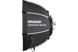 Amaran Light Dome Mini SE - Studio Softbox per Amaran 60/100/200, Aputure LS 60, LS 300D, 300D II, 300X e altri Bowens Mount Video Light