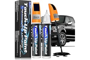 Bellifluous Rimuovi Graffi Auto, Penna Pro Antigraffio, 2 Pacchi Penna Ritocco Carrozzeria Nero, 2 in 1 Auto Penna Antigraffio per Auto ad Asciugatura Rapida per Coprire e Riparare Graffi Auto