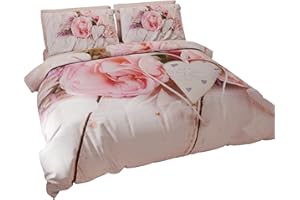 PETTI Artigiani Italiani - Set Copripiumino Matrimoniale 250x200 cm (2 Federe 50x80 cm Incluse), Parure Copripiumino Morbida Microfibra con Stampa Digitale - Made in Italy - Country Chic