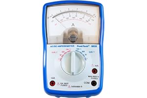 PeakTech Analogue Ammeter Cat III 600 V Max. 10A AC/DC; 5mA/ 50mA/ 500mA/ 10A AC DC; Analogue Instrument, 1 Piece, P 3203