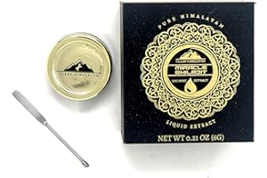 ISOP Résine de Shilajit Himalayenne - Pâte Liquide Authentique 100% Pure Mumijo 60 Portions (6 g) Source Naturelle d'Acide Fluvique et de Traces Minérales - RAW (1 Paquet)