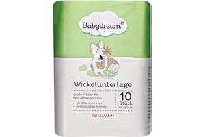 DREAMBABY Babydream - Cambiador de pañales (10 unidades, 60 x 60 cm)