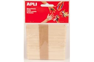 APLI Kids 13063 - Bolsa palo polo natural, 50 uds