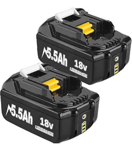 Kengdor Makita akü için 2 adet BL1850B yedek 18V 5Ah BL1850 BL1850B BL1850 BL1840 BL1830 BL1815 194309-1 LXT400 Makita akü için