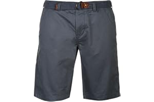 Pierre Cardin Hombre Pantalones Cortos Chinos Clásicos 100% Algodón con Cintura Trenzada - multicolor - Mediana - XX tamaños grandes disponibles