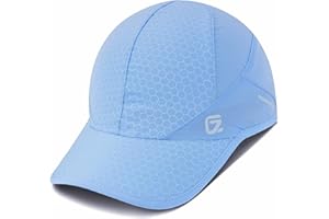 GADIEMKENSD Stretch Sport Hat with Soft Brim Quick Dry Lightweight Breathable Running Cap for Outdoor Activities