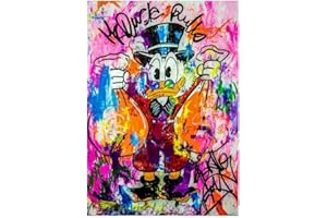 qiwuhai 5D DIY Diamond Art Painting Kit, Diamant Malerei Bilder, Diamant Strass Kristall Stickerei Kreuzstich Leinwand Painting nach Zahlen für Kinder Erwachsene Zuhause Dekorationen - Cartoon (3)