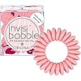 Invisibobble Original Elastic Hair Elastic Matte Pink x 3 I Spiral Elastic for Women and Men, Streak-Free Hair Elastics