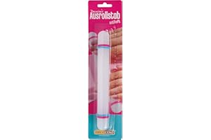 DECOCINO Barra de rodillo – 3 piezas de aproximadamente 23 cm de largo – Antiadherente como rodillo de pasta de mazapán, pasta de flores, rollo de fondant