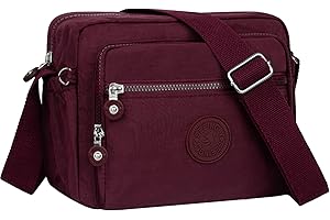NEWIROVE Borsa Tracolla Donna Media Crossbody Bag Nylon Impermeabile Borsetta Tracolla Donna Sportiva Borsa a Spalla con Multitasche per Lavorare Shopping Viaggio