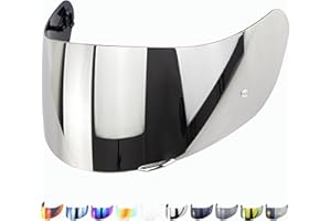 Everalo Compatible with Agv K1 Visor - K3sv - K5 - K5s - K1s - S4sv - Horizon - Skyline - Strada - Stealth sv - Compact - Helmet Visor Gt2 Pinlock Ready (Mirror)