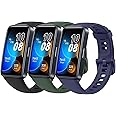 Soft Silicone Strap Compatible With Huawei Band 8，Huawei Band 9,Waterproof Breathable Adjustable Replacement Sport Bands for HUAWEI Band 8 & Band 9