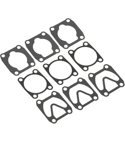 QUARKZMAN Luftkompressor Füße - 4 Stück Gummi-Pads 48x18mm