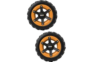 WORX Roues Lestées Avec Semelle en V WA0953, Pour Robots tondeuses Worx LANDROID WR130E, WR141E, WR142E, WR143E, WR165E, WR167E, Draine le Sol et Améliore l’Adhérence de Votre Robot Tondeuse Landroid