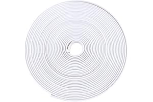 CVCVZNB Car edge Protector Strip, Car Vehicle Wheel Rims Trim Colorful Strip Tape Car Rims Protection Decorative Rubber Strip Decor Tire Guard Line Moulding Trim (Color : White)