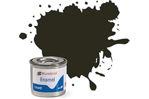 Humbrol Model Enamel Paint - AA0583 No 53 Gunmetal Metallic - Tinlet No 1 (14ml) for Models, Plastic, Metal, Wood, Glass, Ceramics and More - Hobby Touch Up Tin for Craft