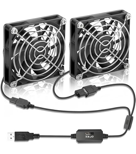 ANVISION 40 X 40 X 10mm 4010 Dual Ball Bearing DC 12V Brushless Cooling - View #3