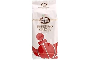 FUFSAWS Saella Espresso Crema Café Non moulu Torréfié lentement 1 kg Expresso italien