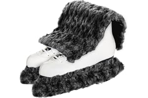 lasuroa Ice Skate Blade Covers and Towel, Ice Skate Guard Fuzzy Hockey or Figure Skating Soakers Soft Skate Blade Covers for Kids Adults Ice Skating Accessories Gifts