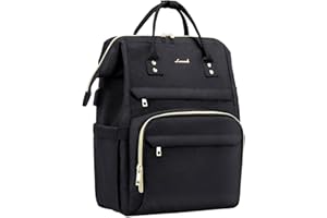 LOVEVOOK Rucksack Damen, Laptop Rucksack mit Laptopfach, Schulrucksack Tasche mit USB Ladeanschluss, für Schule Arbeit Uni Studenten Lehrer Business Büro