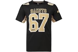 Fanatics New Orleans Saints NFL Players Poly Mesh tee/T Shirt Black