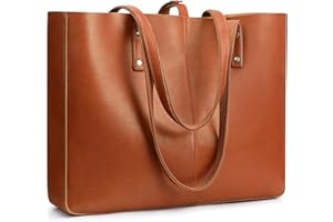 S-ZONE Damska torba na ramię z prawdziwej skóry, duża torba robocza