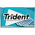 Trident Wintergreen Flavor Sugar Free Chewing Gum 14 Sticks, 26.6 g (Pack of 1) | Long Lasting Flavour | Imported Chewing Gum