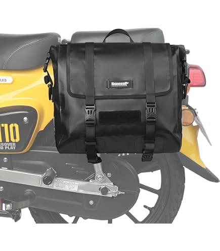 Bike Bag JAIYESOU PVC Leather Motorcycle Saddlebags|Throw Over Cup