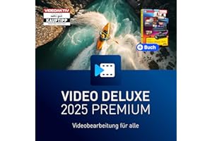 BUNDLE: MAGIX Video deluxe 2025 PREMIUM + BUCH - Videobearbeitung für alle | Videobearbeitungsprogramm | für Windows 10/11 PC | 1 PC-Volllizenz für 2 Geräte [dvd_rom,software_key_card]