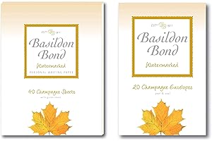 Basildon Bond No.2 Duke Champagne Letter Writing Set Includes Writing Pad & Envelopes