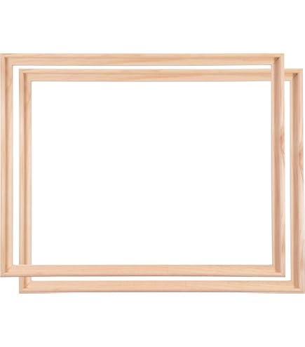 BIRAPA Lissabon Canvas fotolijst van hout, frame voor canvas op spieraam, schaduwvoeglijst voor canvas, diepe fotolijst